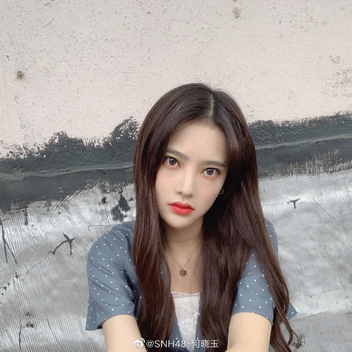 偶像女团snh48何晓玉自拍写真美照欣赏