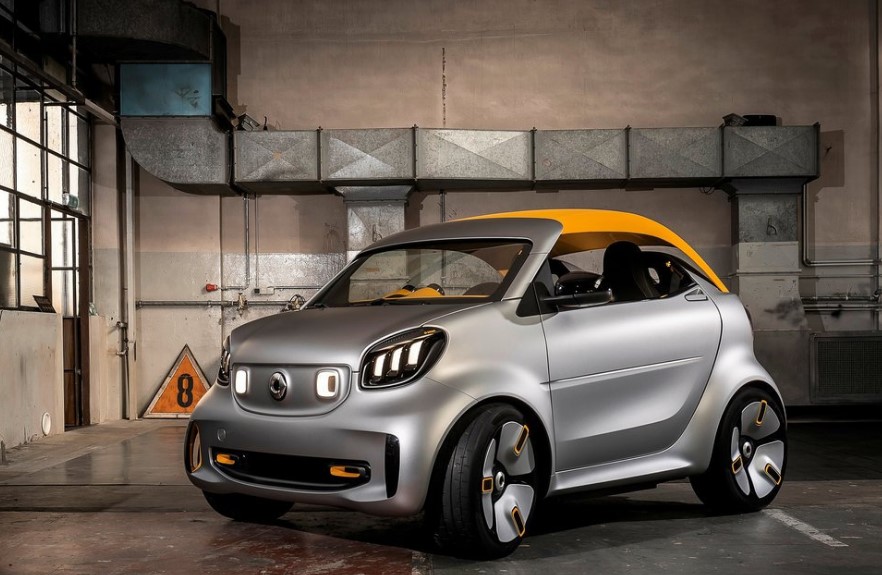 可爱又俏皮，smart概念车官图发布！这小车简直萌出血