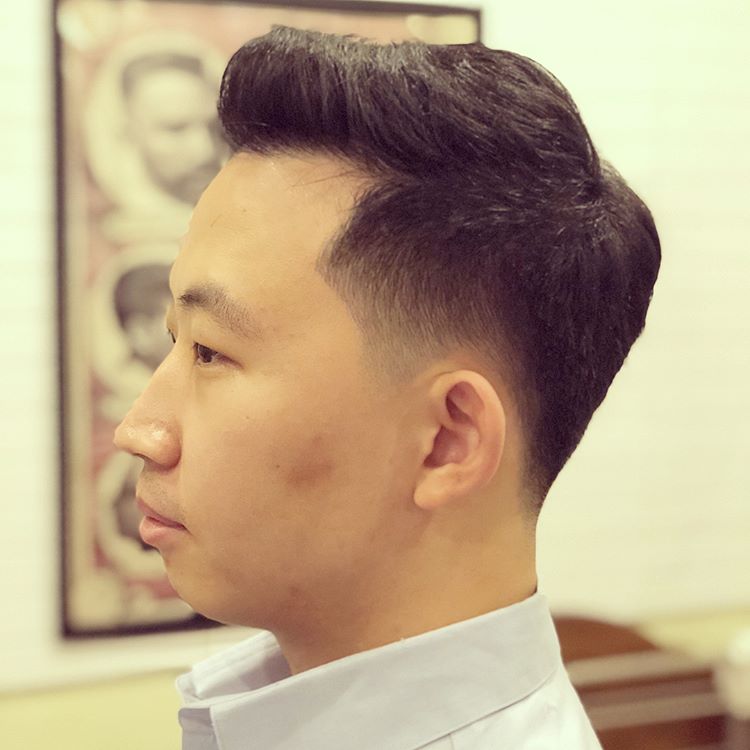 渐变式发型男图片,呈现多种风格