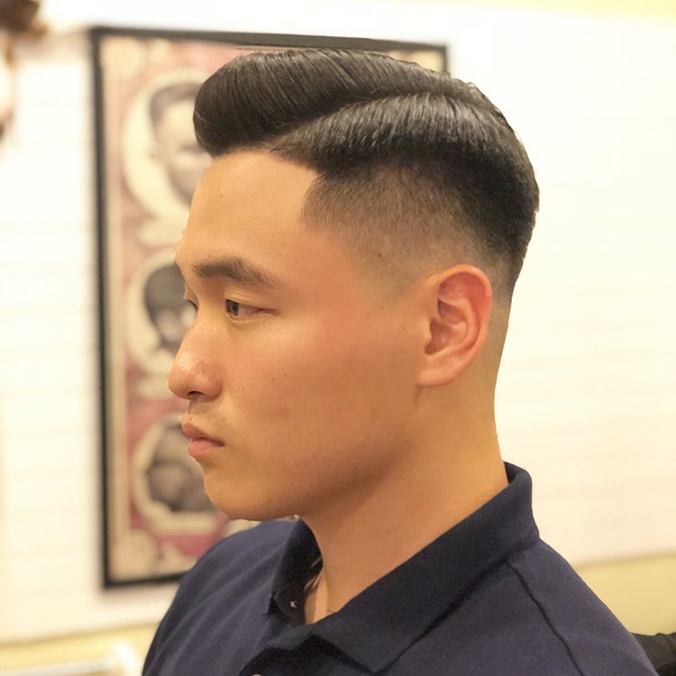 渐变式发型男图片,呈现多种风格