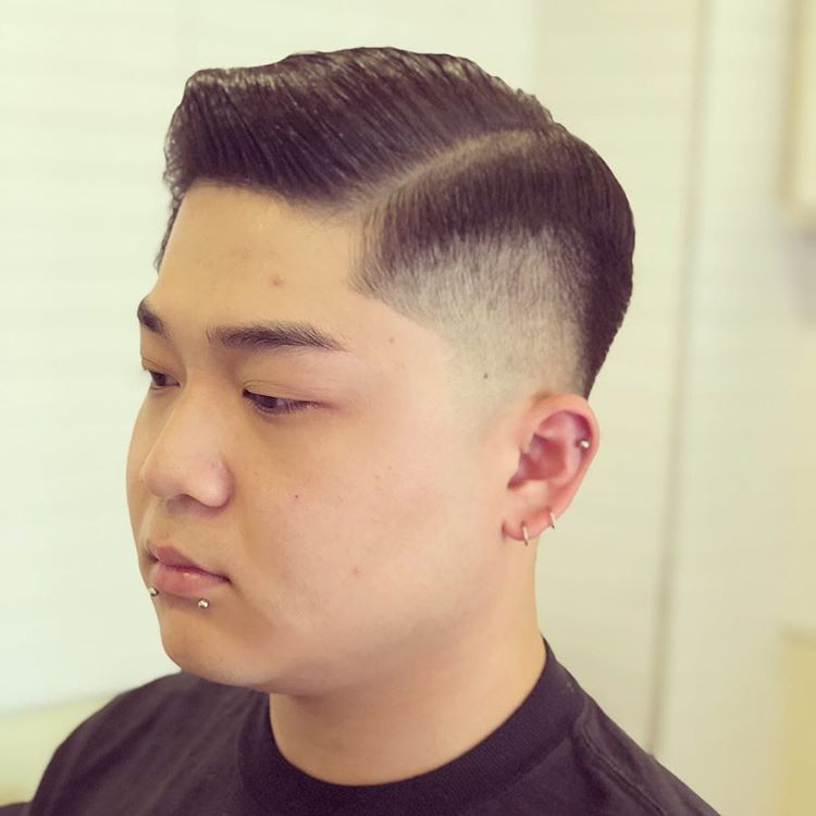 渐变式发型男图片,呈现多种风格