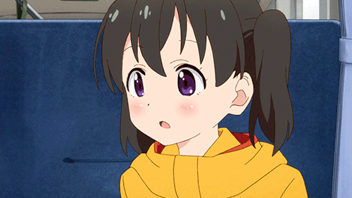 二次元狂热 漫有gif丨充满元气,热爱登山的少女.