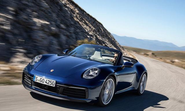 全新911敞篷版官图实车或于一季度亮相