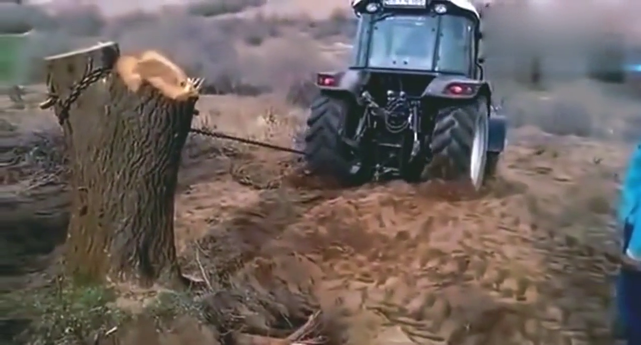 大卡车拔树，机械版鲁智深