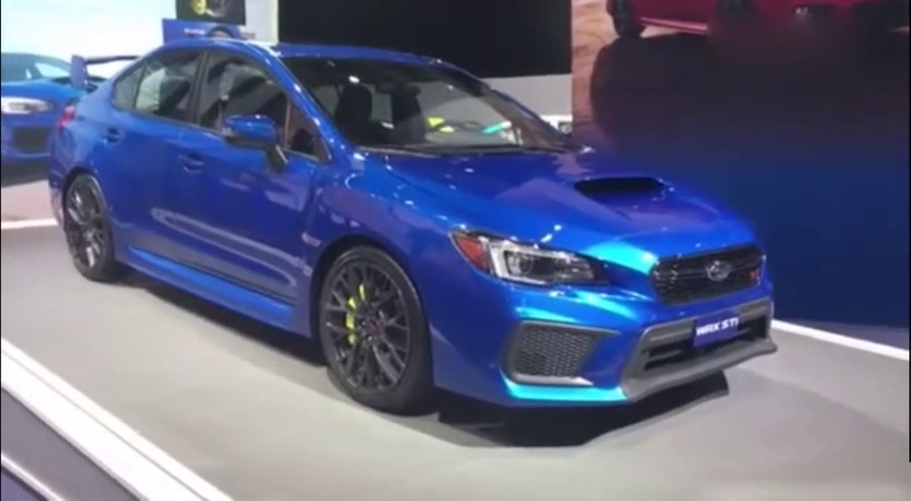 崭新出炉 新款斯巴鲁WRX STi车展全面展示