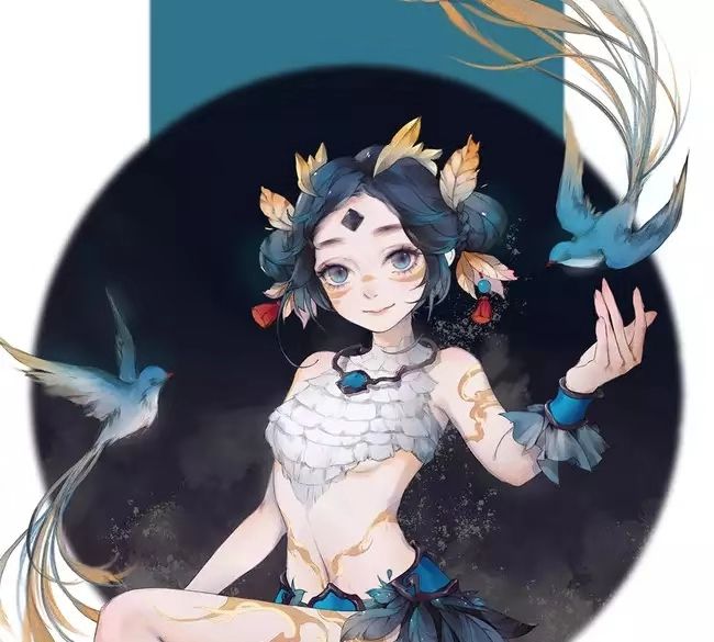 唯美古风二次元少女美图壁纸,无端坠入红尘梦