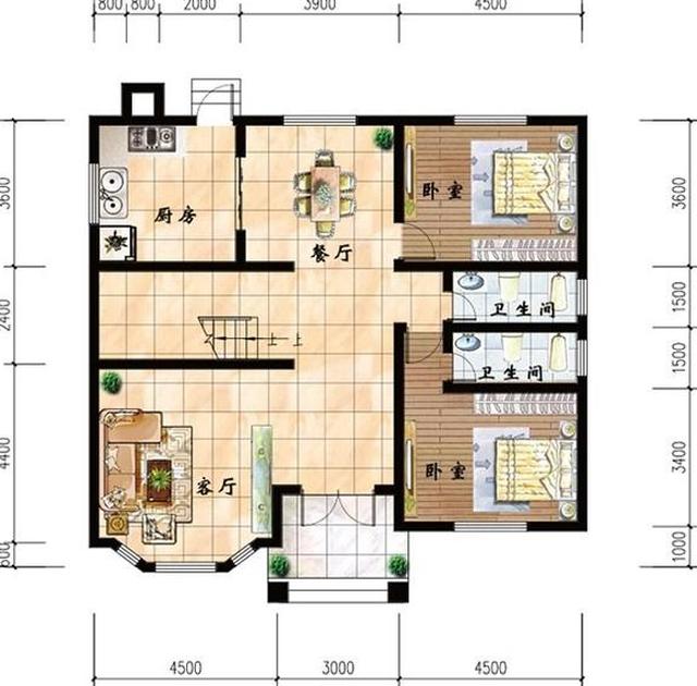 5款符合农村建的二层房屋设计图,哪款最适合你?