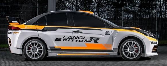 蓝瑟EVO X定制版，黄色元素搭配车身设计更激进