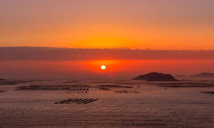 缤越自驾游光影霞浦，真是难得一见的景象，更觉夕阳无限好