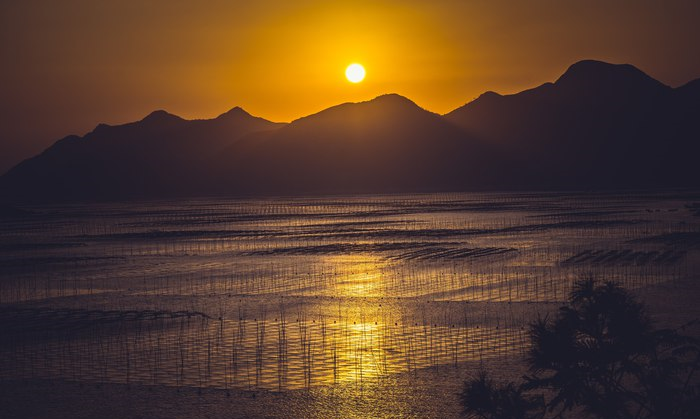 缤越自驾游光影霞浦，真是难得一见的景象，更觉夕阳无限好