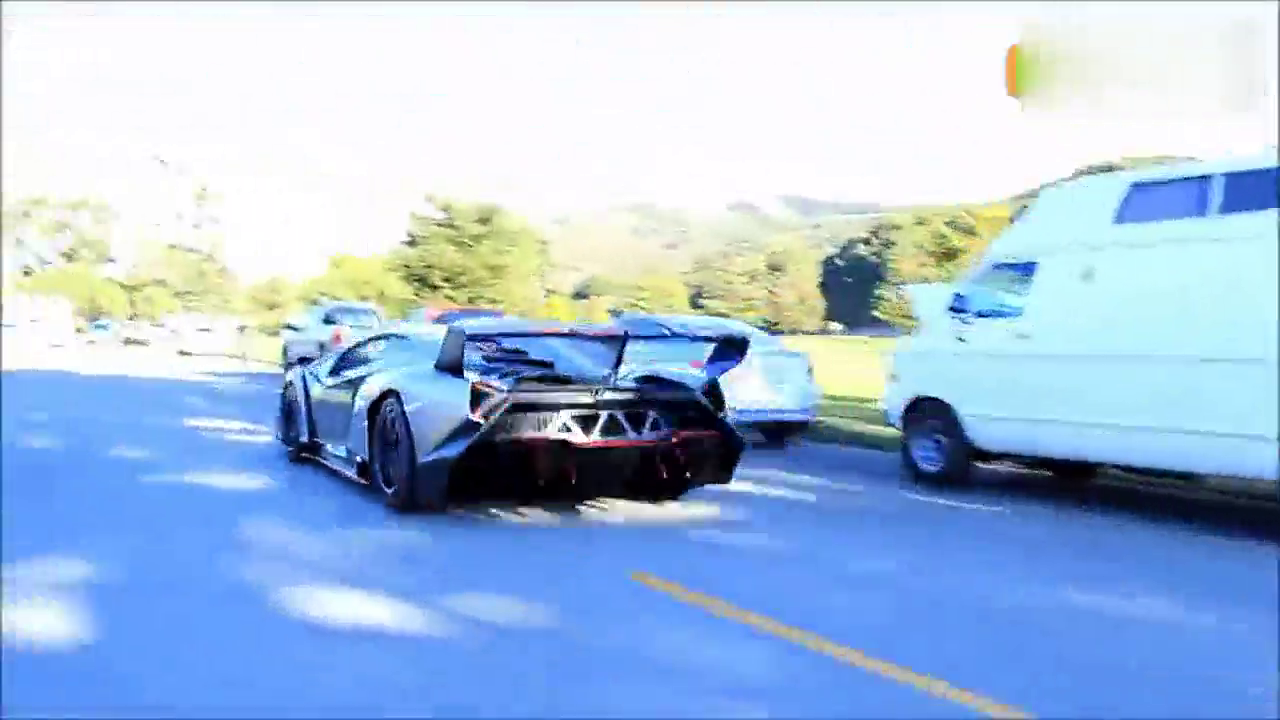 实拍兰博基尼 超级跑车 Veneno 怪兽车型