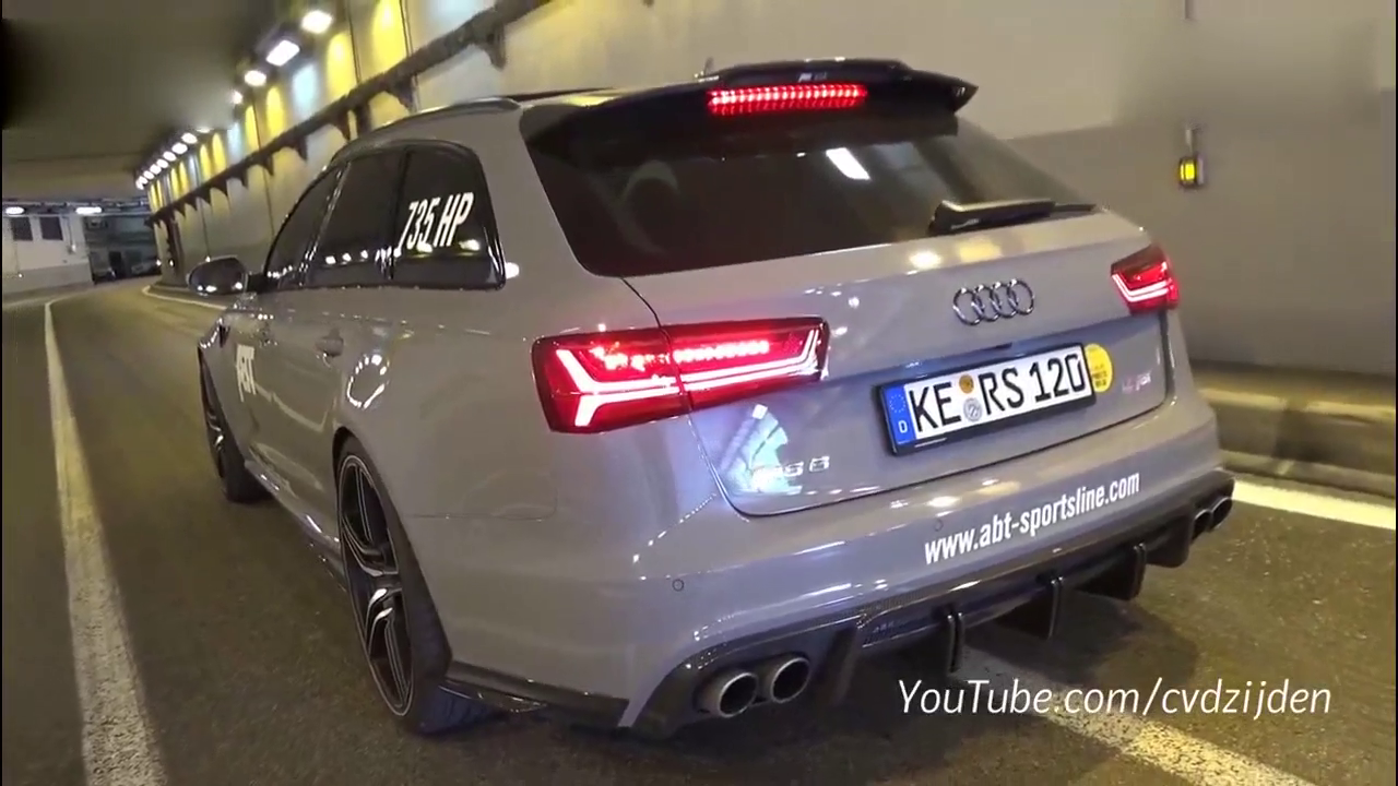 超级跑车隧道声浪连绵！