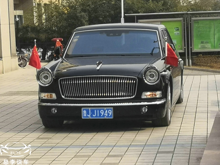 民间最牛的3辆红旗L5，车型和牌照绝配，牌照代表中国心