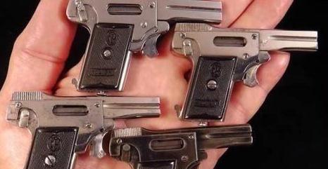 世界最小型手枪,重量不到100克,整个手掌就能包下