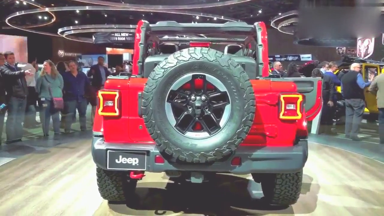2018款吉普牧马人Rubicon 底特律车展上实拍