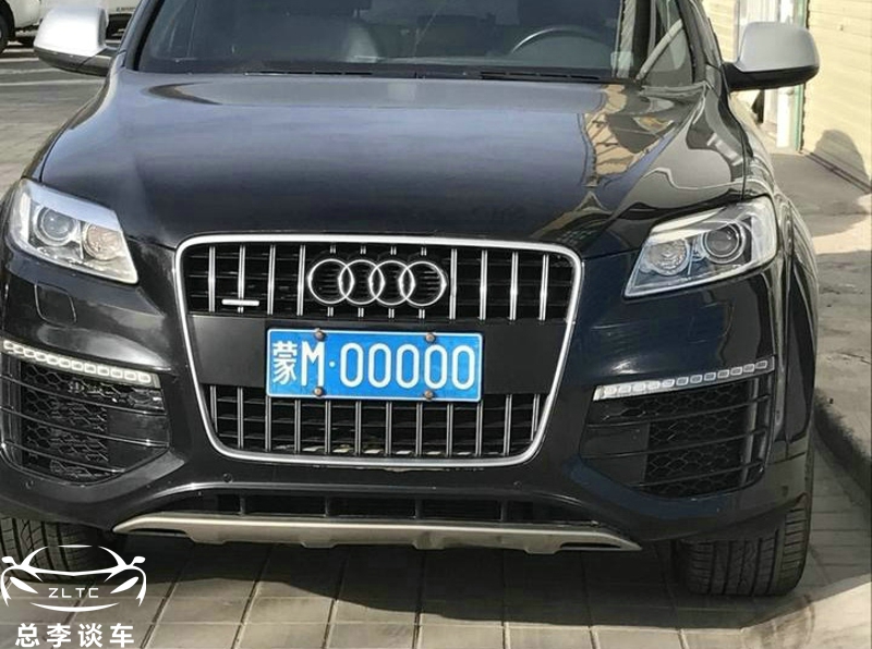 国内最贵q7,价值300多万,用的是赛车v12柴油发动机,车牌00000