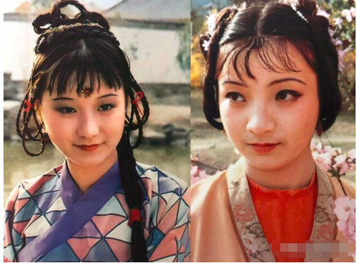 87版红楼梦女演员当年剧照和生活照对比,剧组选角的眼光真毒