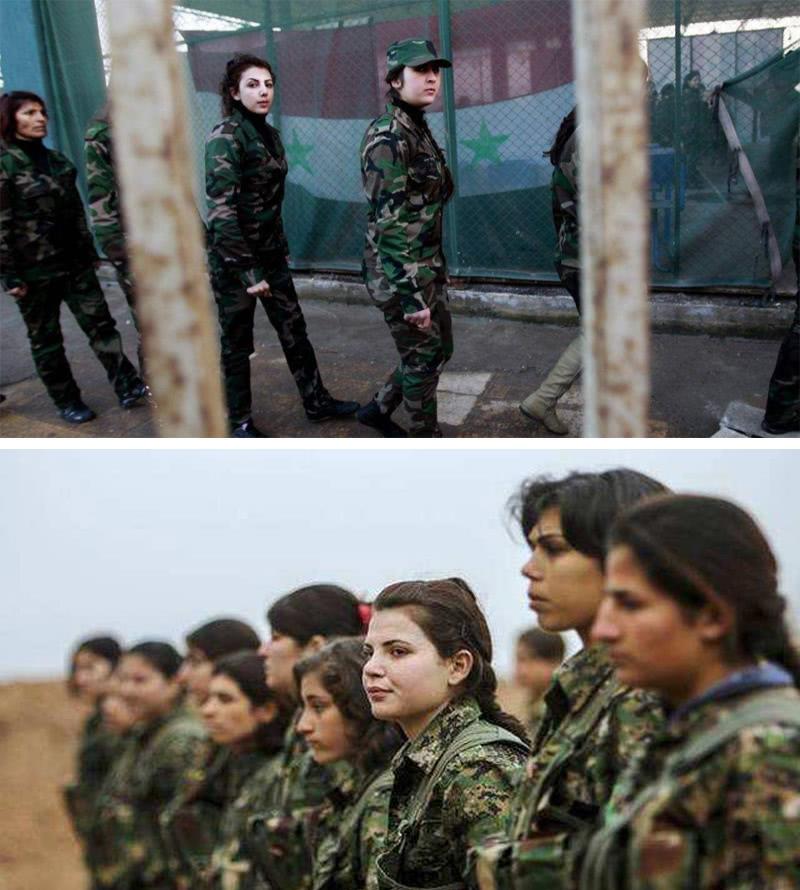 据悉在战时,有大量叙利亚女兵被俘