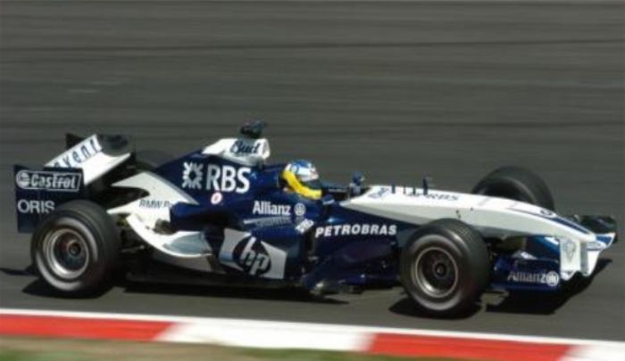 威廉姆斯赛车：赛车即艺术，车身各处紧密连接，高品质