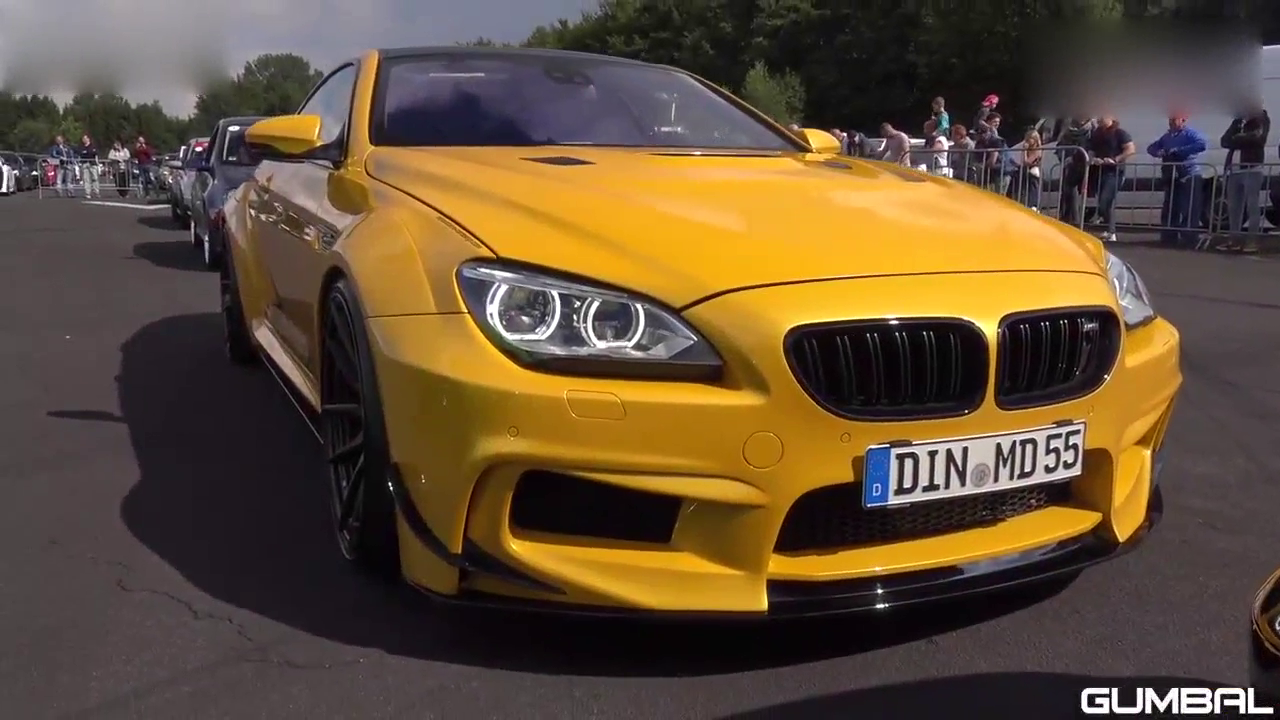 黄色的暴力怪兽！宝马BMW 650i MD宽体跑车