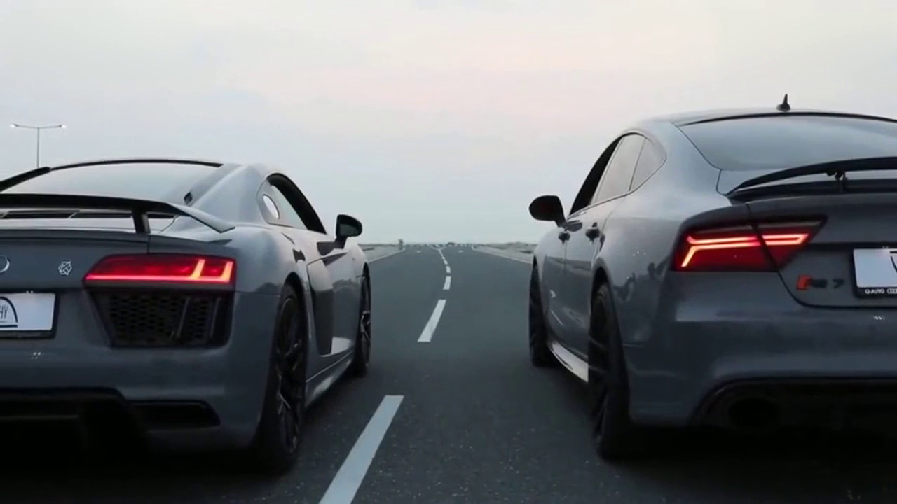 奥迪家的跑车到底能不能干过自家的轿车呢，结局让我们拭目以待！