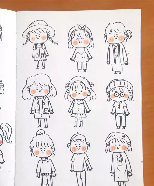 看着有没有想画的激动赶紧拿起画笔和手账本一同来画心爱的简笔画吧
