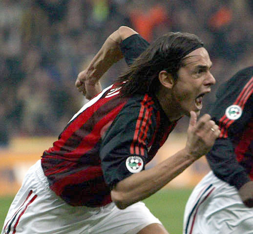 16年前意甲巅峰对决舍瓦因扎吉进球ac米兰2比