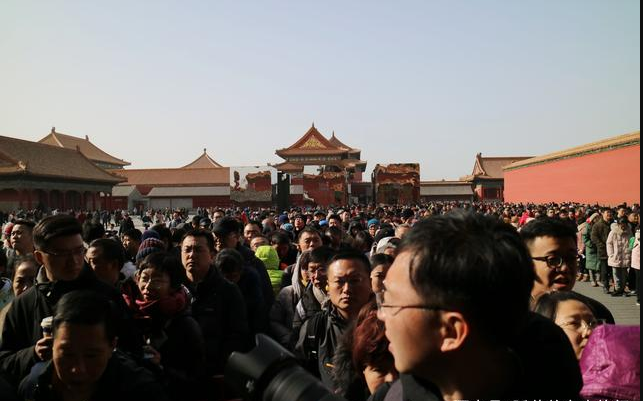 8万人!北京故宫春节庙会人山人海,进馆就餐如