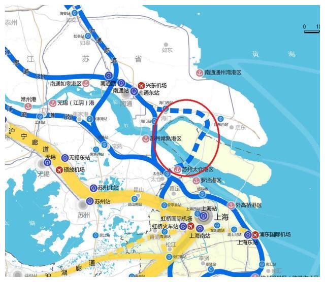 北沿江高铁开始进行局部勘察:涉及到上海市崇明区西部