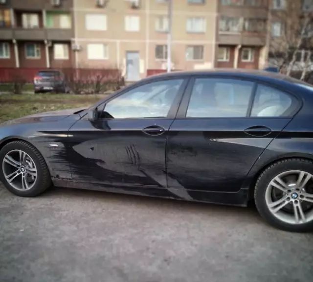 看到汽车上的这些创意图画，你还舍得洗车吗？