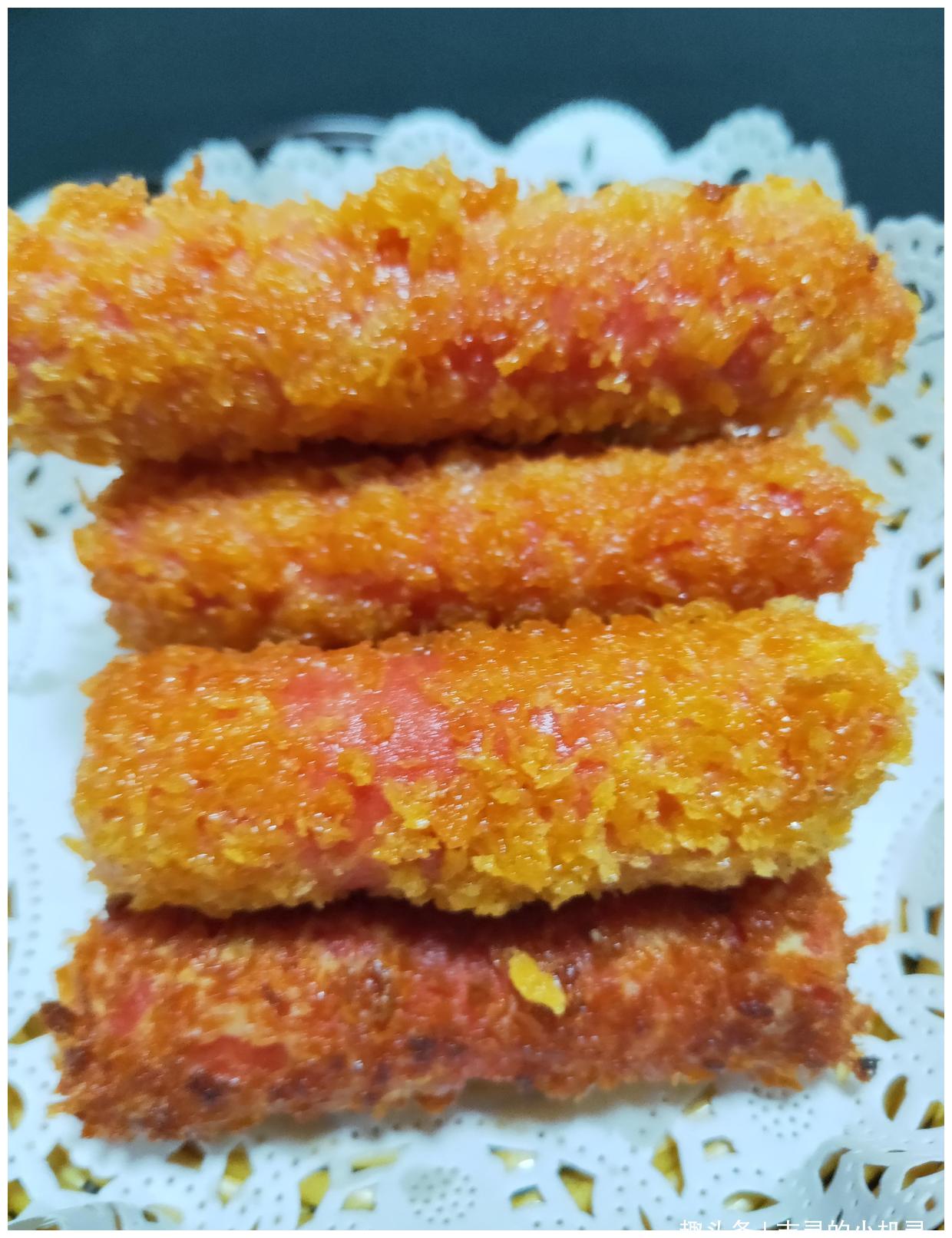 酥脆可口的家庭版小吃-改良版炸烤肠