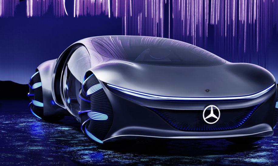 奔驰以《阿凡达》为灵感制造出一款概念车，也叫阿凡达