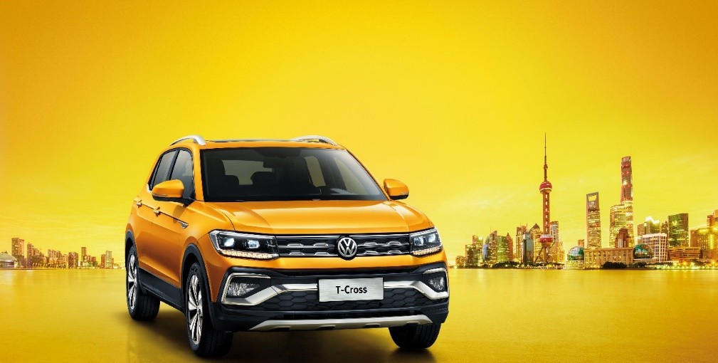 上汽大众公布T-Cross内饰官图 传说中的吸睛神器