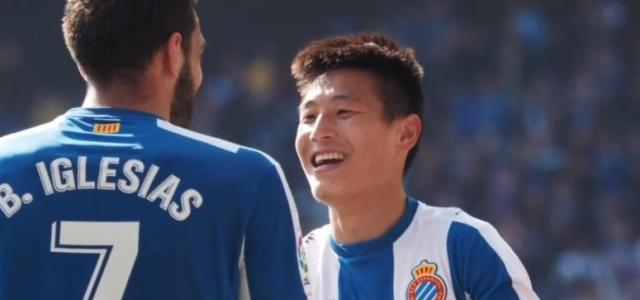 打入西甲处子球什么感受没想到武磊赛后用这两