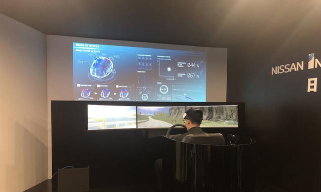 日产在 CES Asia 2019 展示无形可视化和脑控车技术