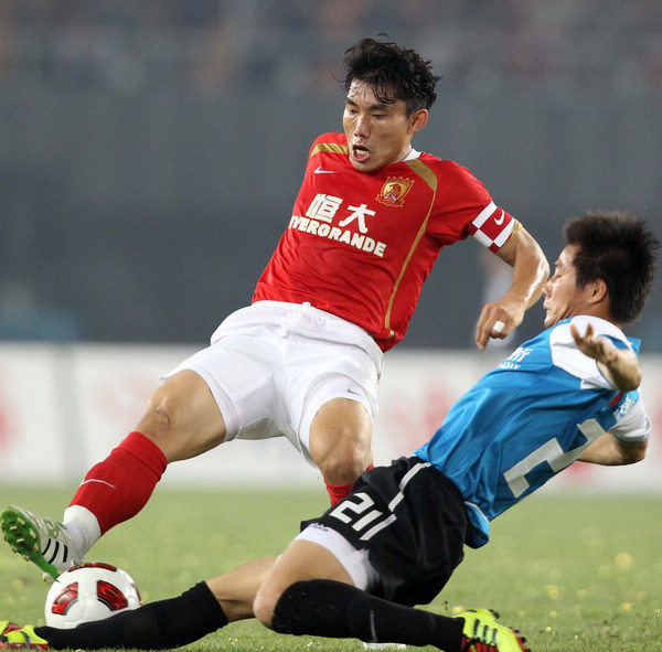 球老照片:2011年4月2日中超第1轮广州恒大1比