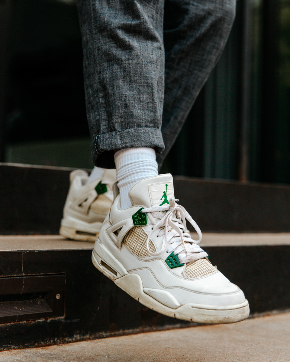 air jordan retro 4 pine green