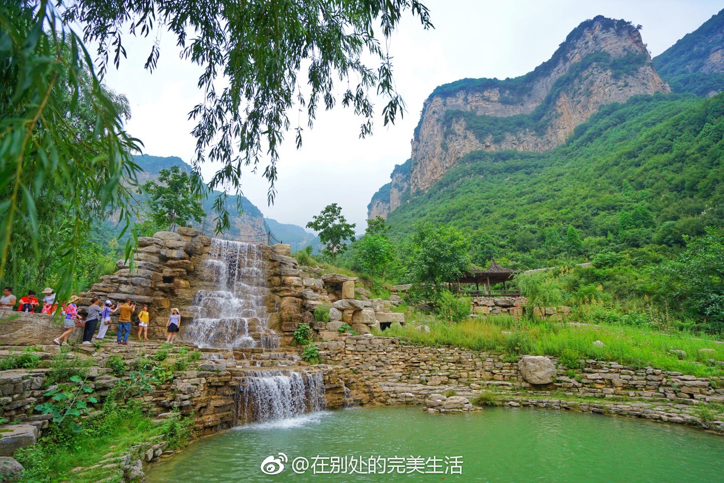 山西云丘山景色雅,山近云高,绿色植被覆盖率高,是有名