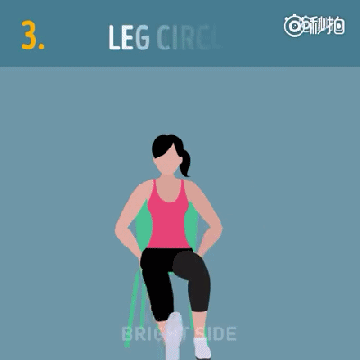 坐着锻炼也能去除小肚子