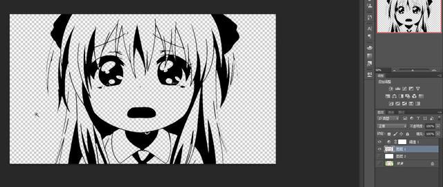 PS线稿教程:二次元人物铅笔线稿制作教程