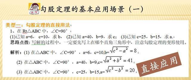 勾股定理的这5种应用,每个场景都能出100