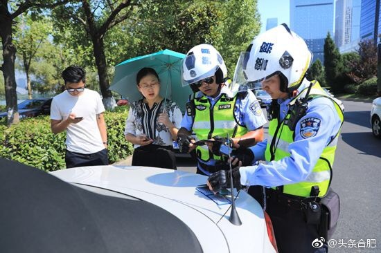 高温下的坚守!致敬合肥铁骑:每天工作8小时,