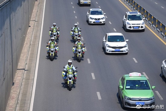 高温下的坚守!致敬合肥铁骑:每天工作8小时,