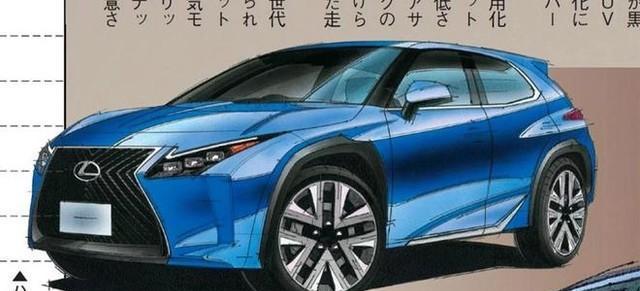 雷克萨斯UX量产版假想图 或今年8月发布