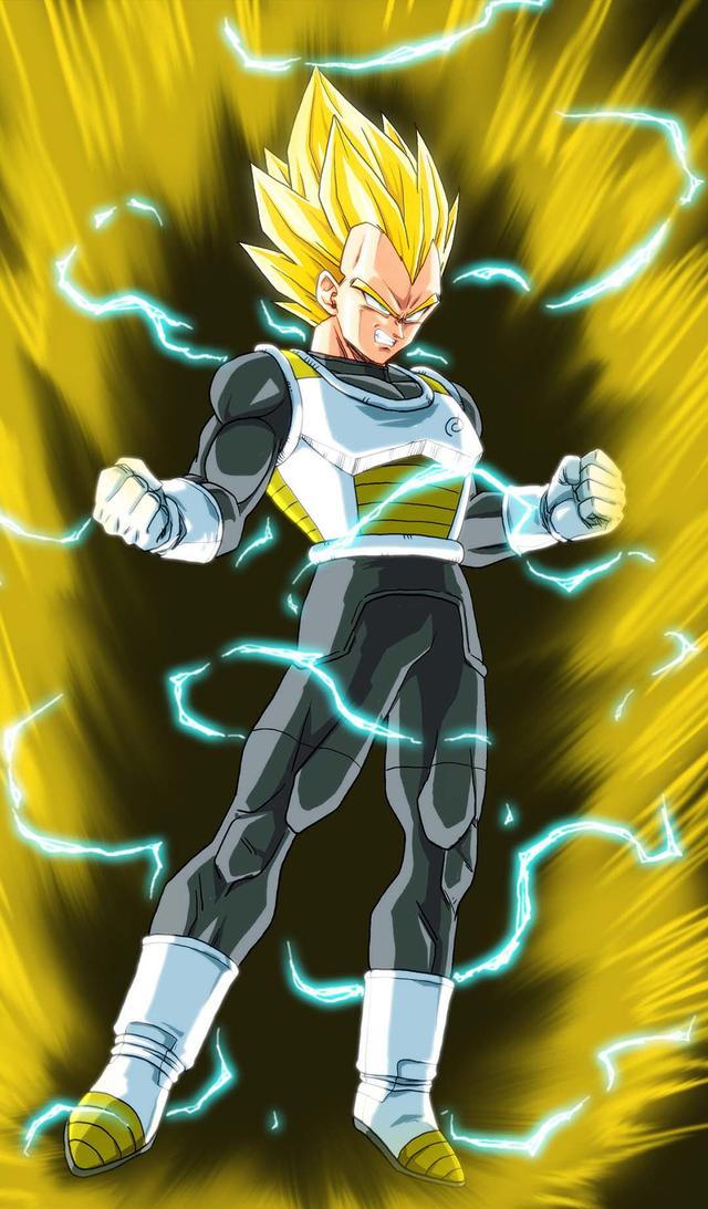 超级赛亚人变身--壁纸,太帅气了