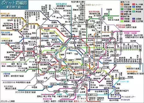 东京地铁图