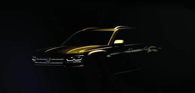 汉兰达冠道又落后了, 大众新SUV5米1长, 引擎2.5T