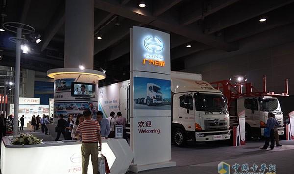 4×2厢式车亮相广州车展 广汽日野又有新玩法