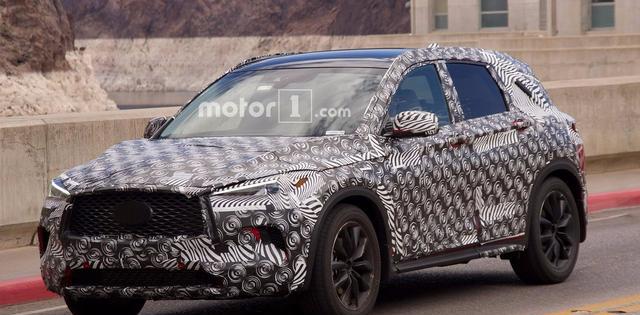 造型锐利得多新一代英菲尼迪QX50路试谍照再度曝光