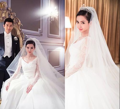 Angelababy的婚纱